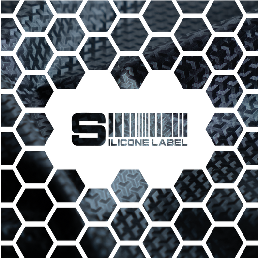 Silicone Pattern - Chevron Black